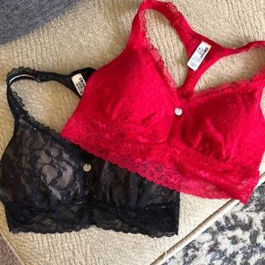 DKNY Intimates Bralettes (2 pack) size M